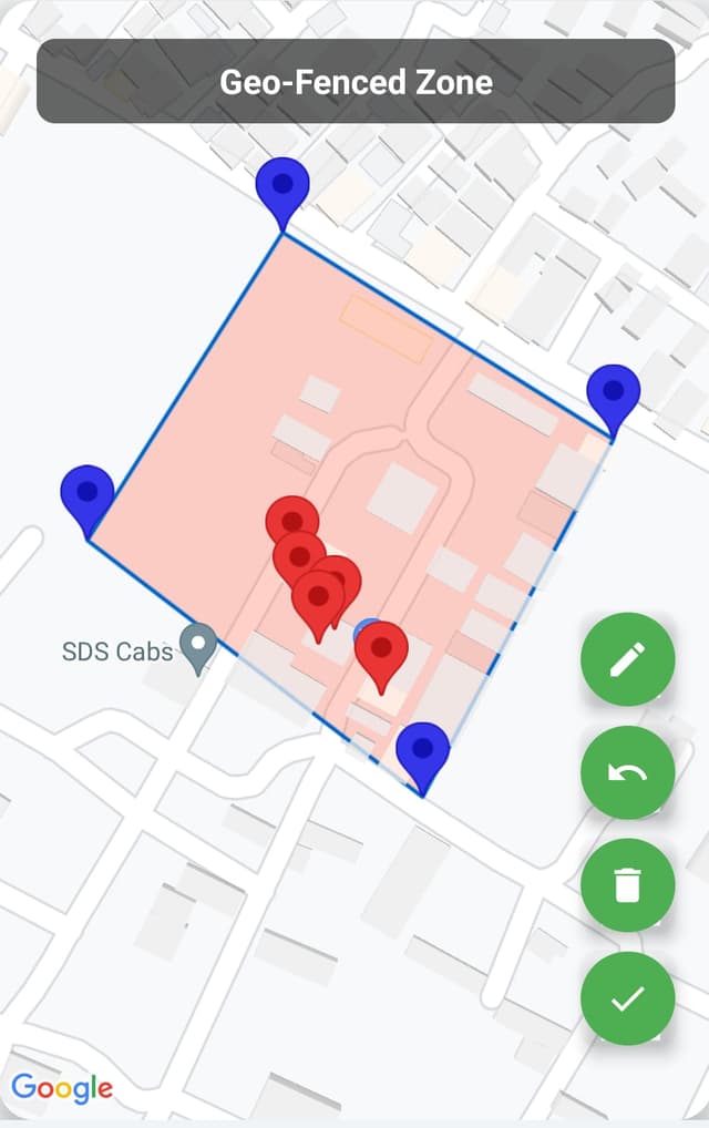 Selected Area wise Attendance